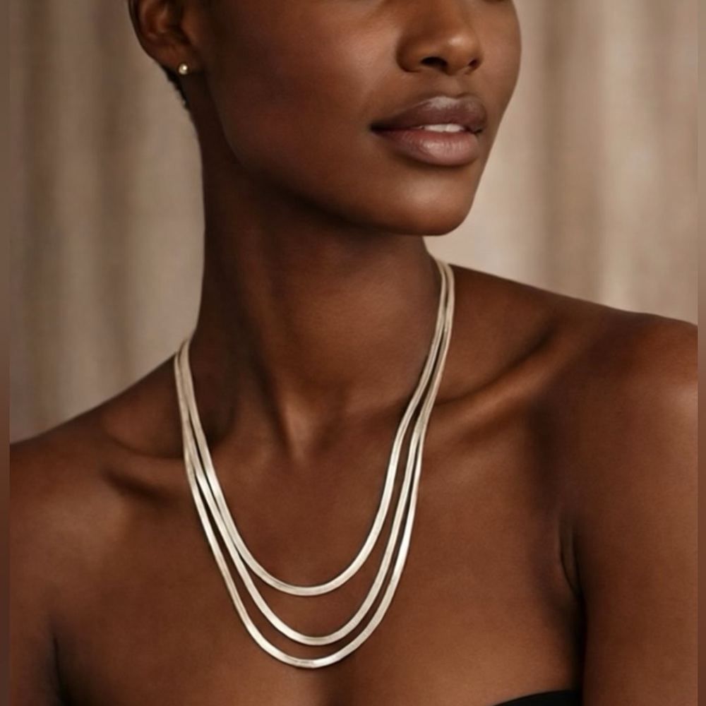 And Now This Silver Plated 16” Necklace NWT